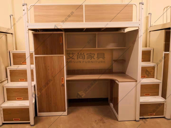 肇慶某大學(xué)的這款宿舍公寓床也太溫暖了吧~