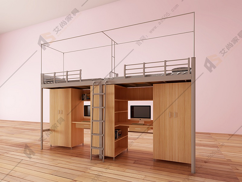 側梯-雙層床公寓床