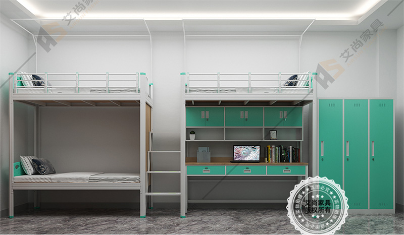 上下鋪鐵床學(xué)生