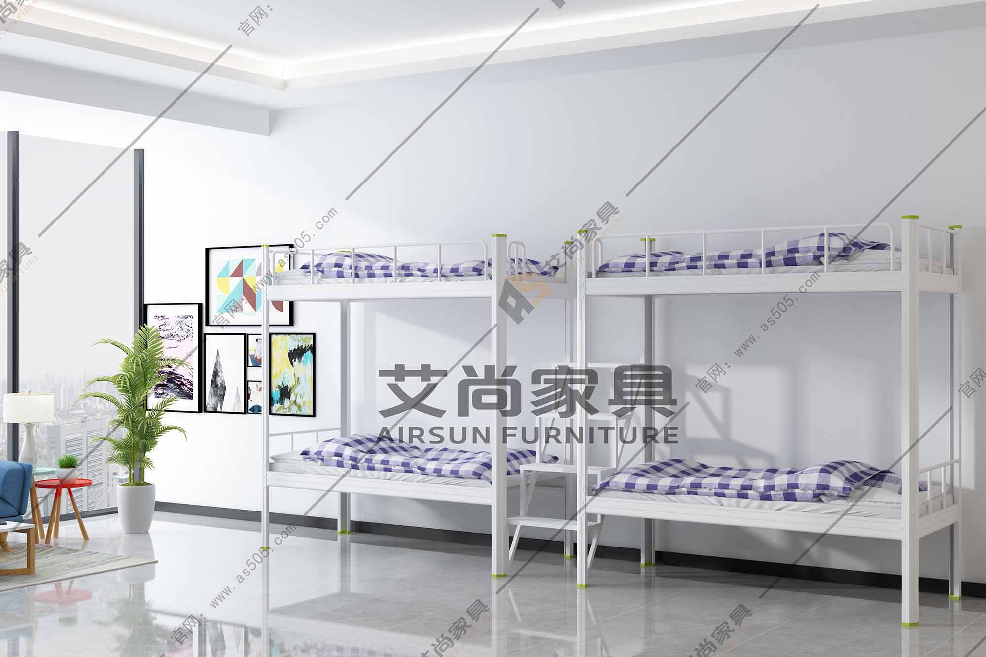 上下鋪雙層鐵床