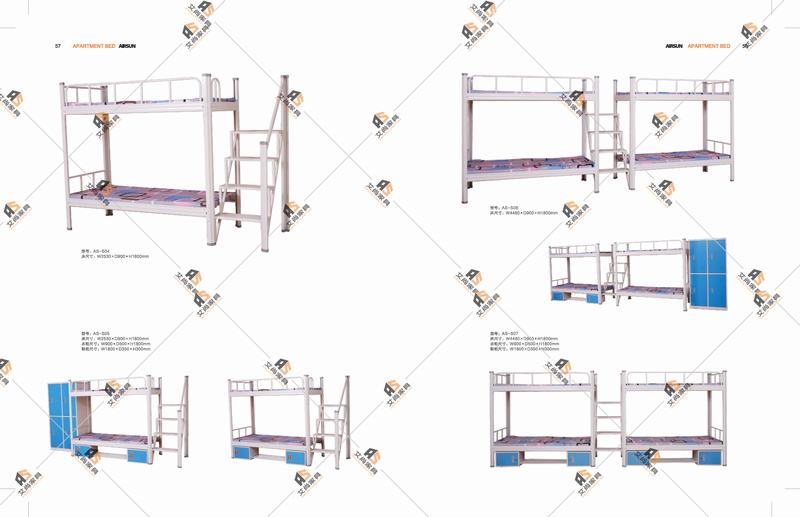 學(xué)生鐵架雙層床