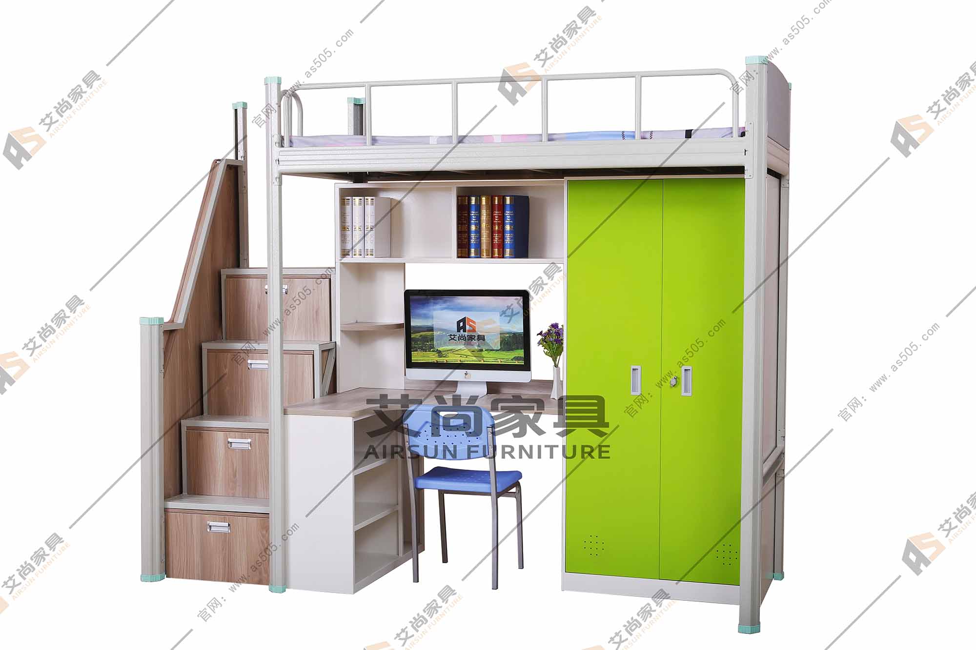 上下鋪鐵架雙層床