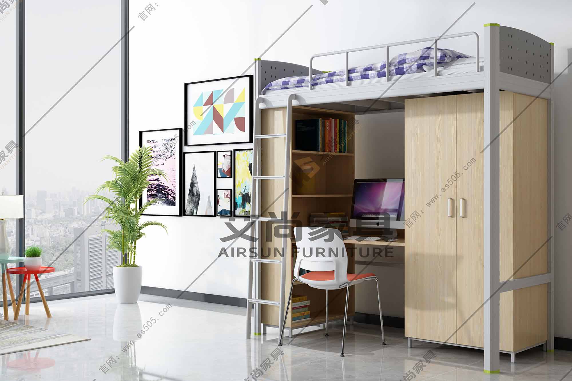 企業員工宿舍床